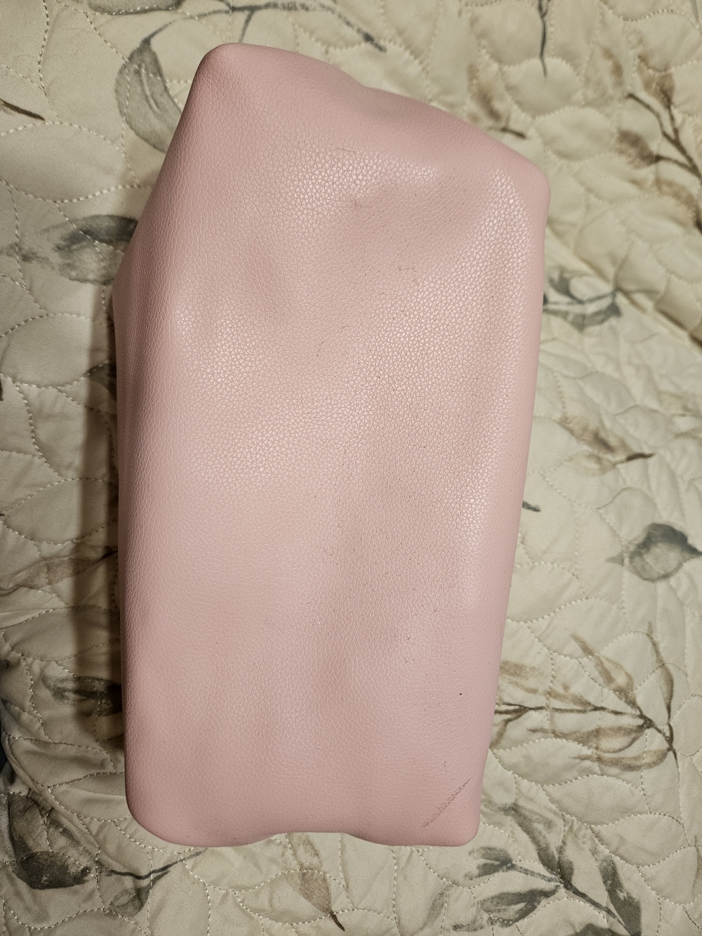 Pink Women's Cosmetic Pouch - Soft Faux Leather - Picture 2 of 6